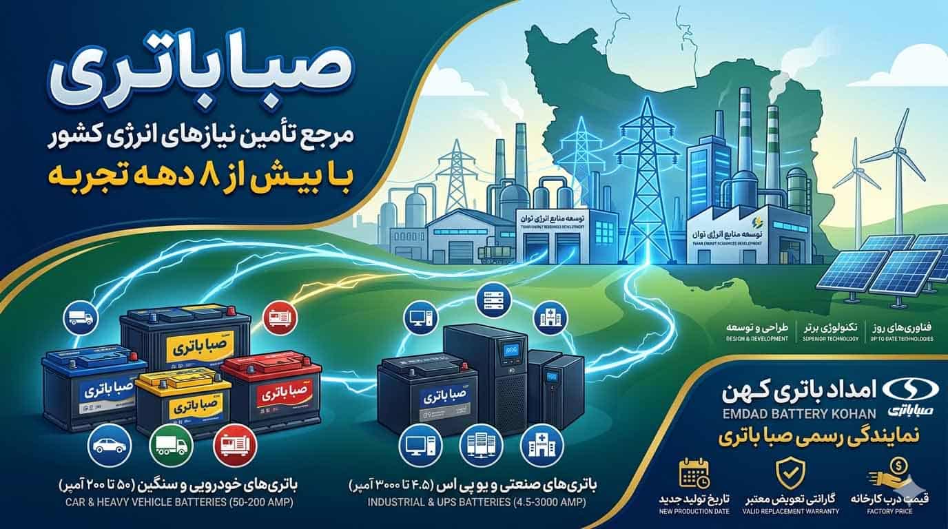 نمایندگی صبا باتری