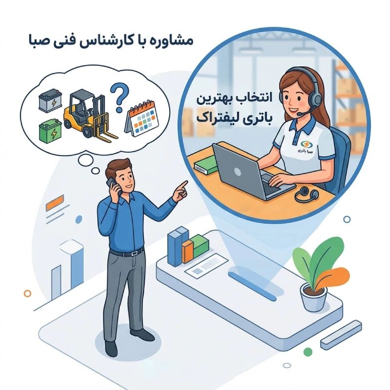 ۱. تماس با کارشناس فنی